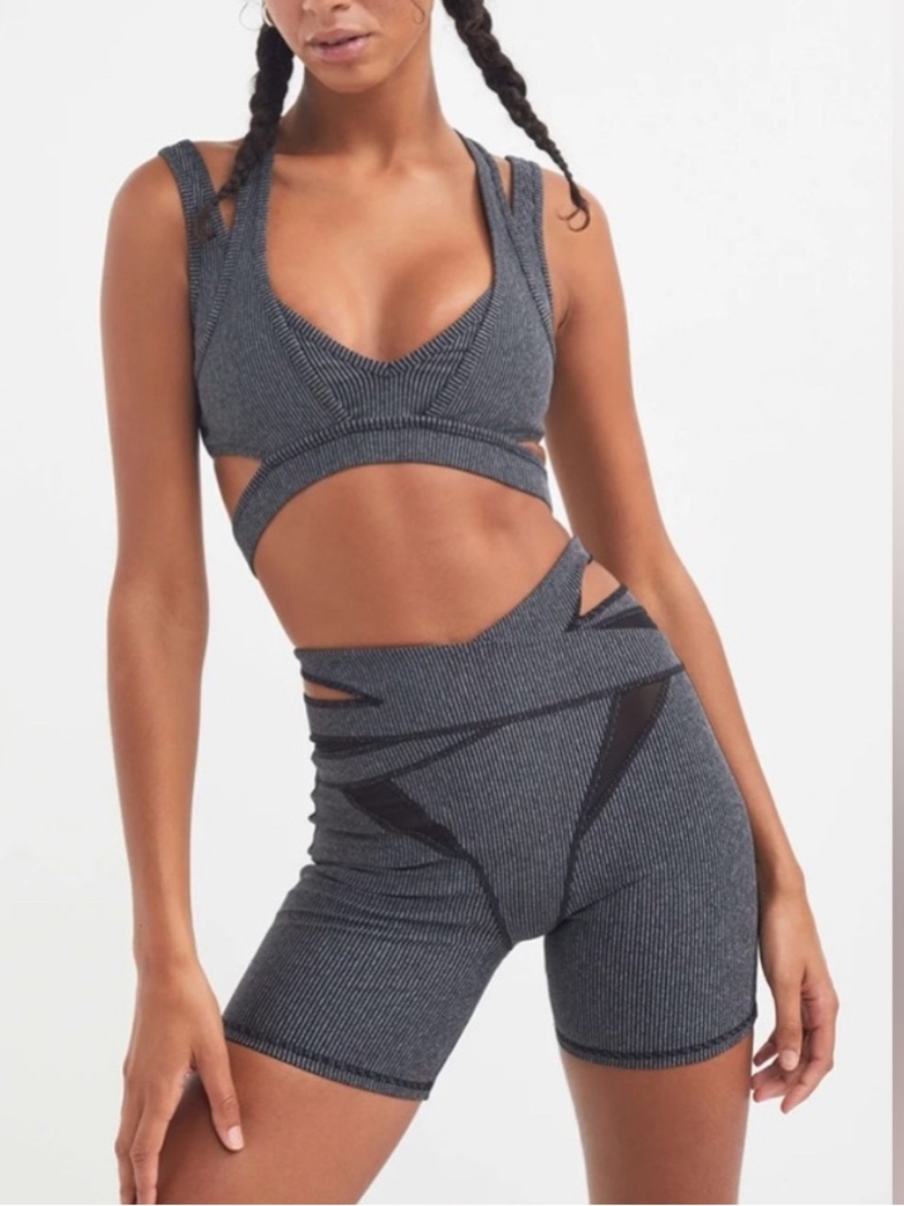 For Love & Lemons sports bra with double straps